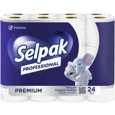 Туалетная бумага Selpak Professional Premium 3 слоя 24 рулона (8690530118201) Винница