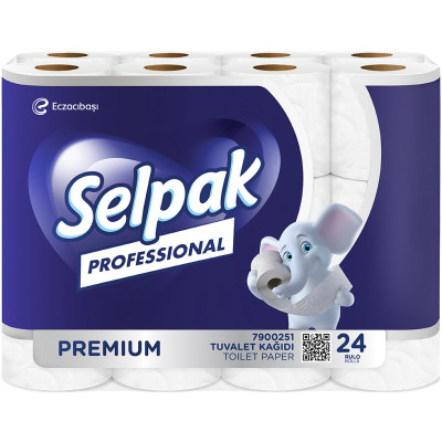Туалетная бумага Selpak Professional Premium 3 слоя 24 рулона (8690530118201) Винница - изображение 1