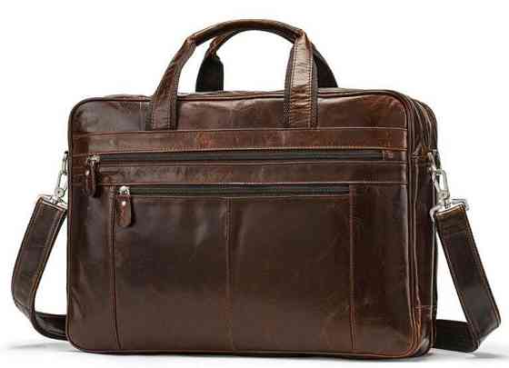 Сумка дорожня чоловіча шкіряна Vintage 14770 Коричнева Київ