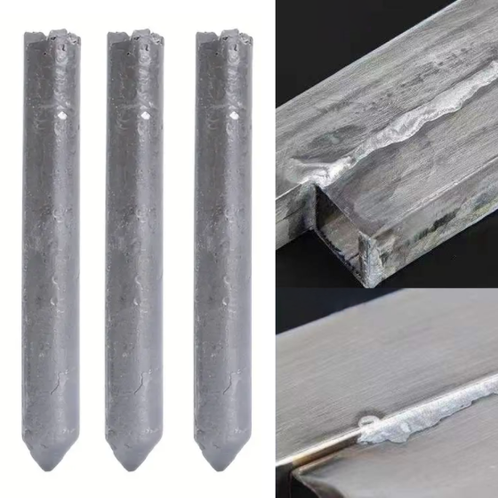 Стрижні для рідкого зварювання 7,7см, 3шт / Набір стрижнів для пайки алюмінію / Рідке зварювання / Зварювальні стрижні Київ