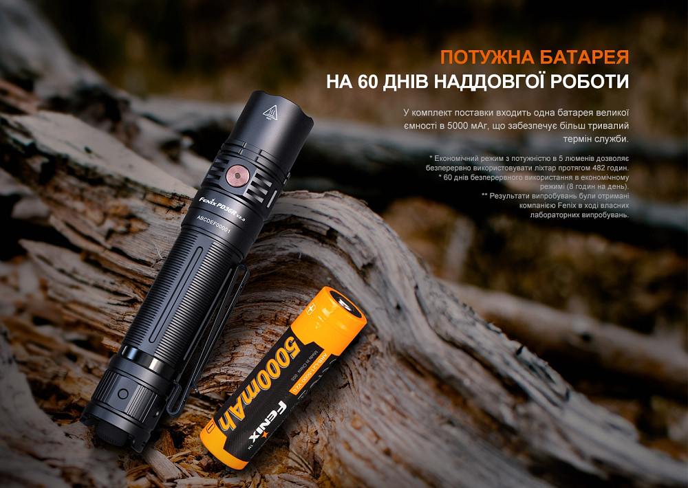 Ліхтар ручний Fenix PD36R V2.0 Київ - фото 10