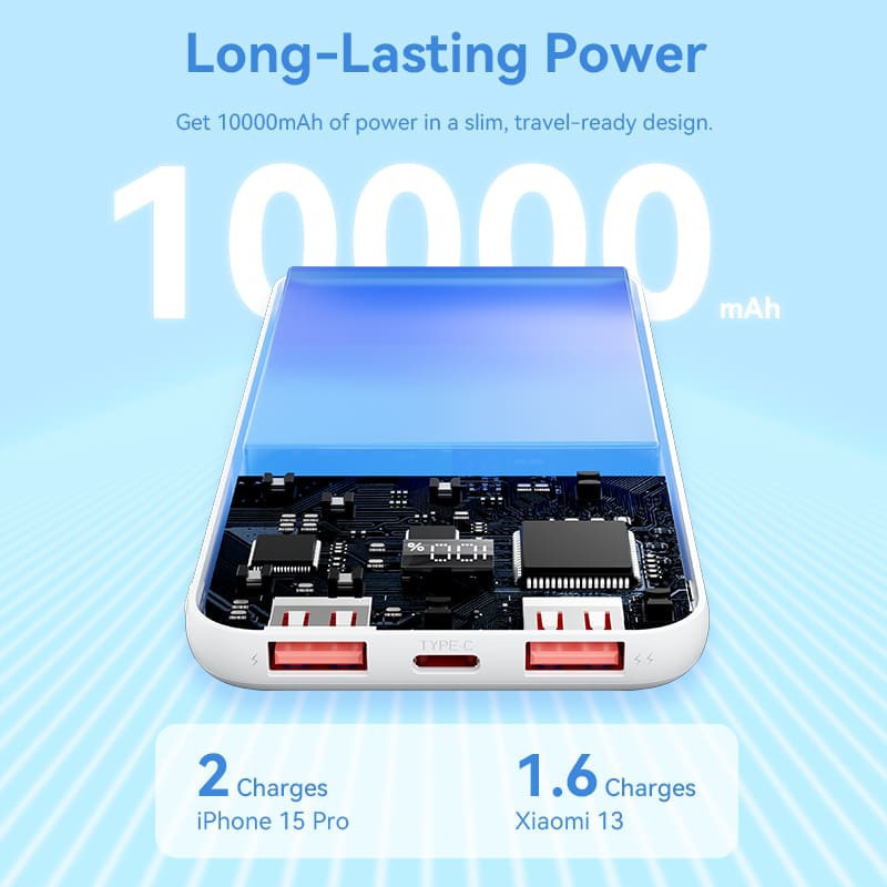 Універсальна мобільна батарея Vention 10000 mAh PD QC 3.0 White (FHKW0) ( 22237 ) Харьков - изображение 9