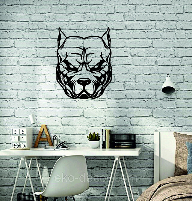 Декоративне настінне Панно «Собака», Декор на стіну 110*86 см, Чорний Київ - фото 6