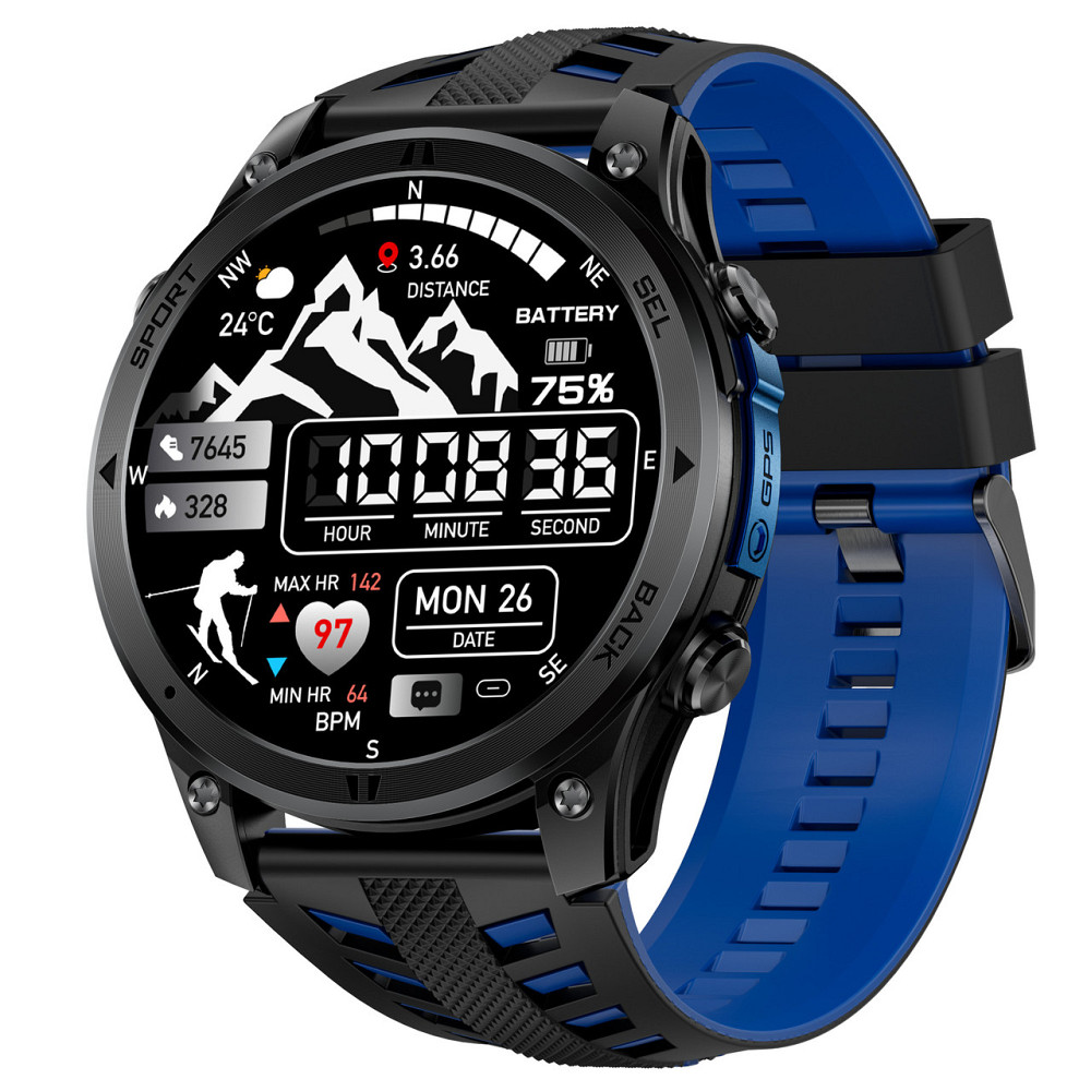 Розумний смарт-годинник Smart Optimus GPS Steel з компасом (2 ремінці) Вінниця - фото 3