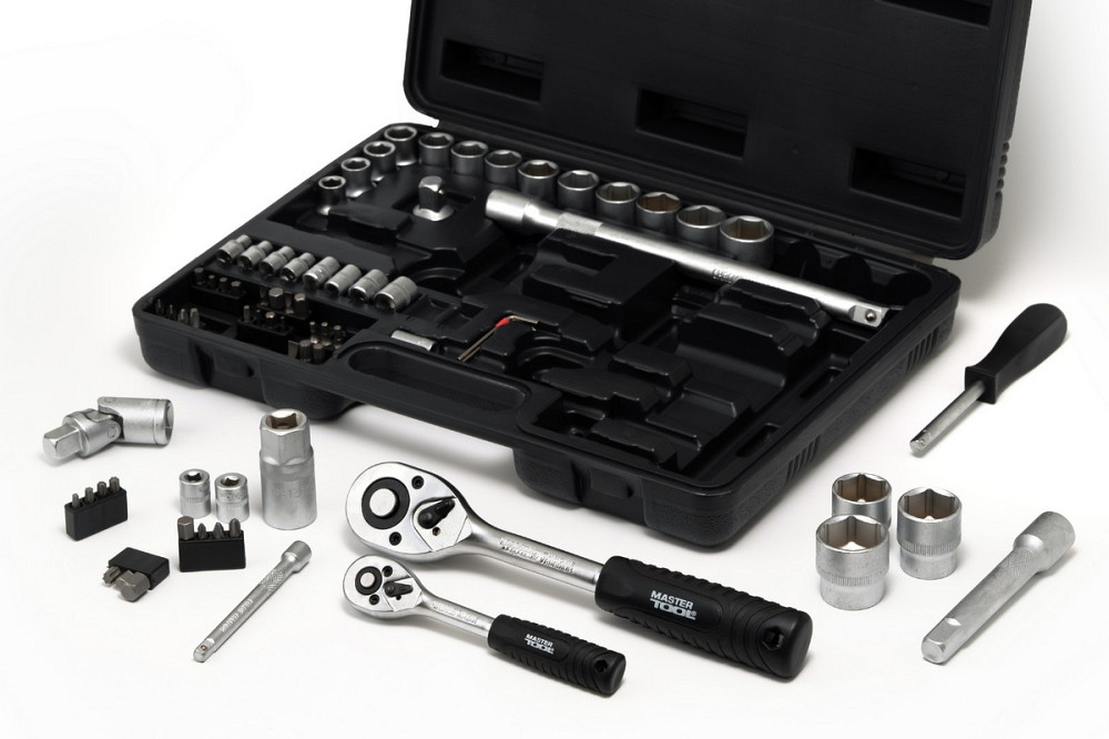 MASTERTOOL Набір інструментів MASTERTOOL ¼"&½" 72 шт 4-13 мм 10-27 мм кейс 78-7072 Київ - фото 7