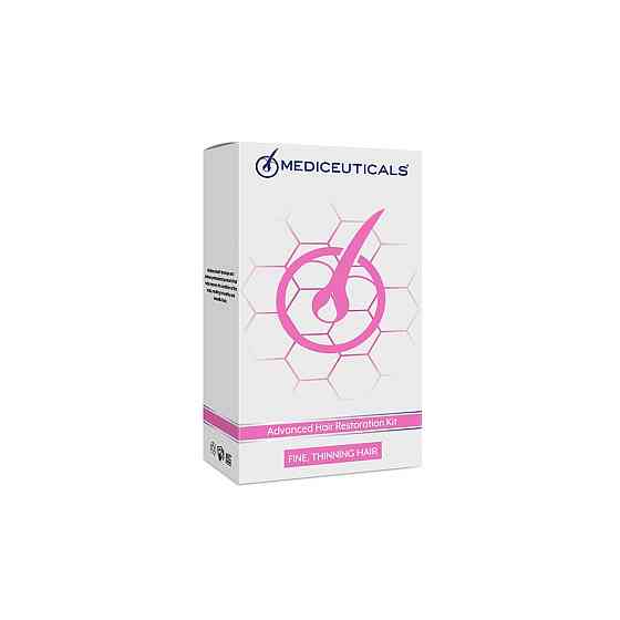 Набір для стимулювання росту волосся для жінок Advanced Hair Restoration Kit Mediceuticals, 2х250 мл +125 мл Дніпро