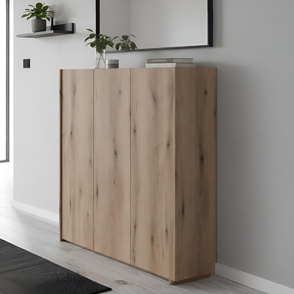 Тумба для обуви Doros Кассель Дуб Евок 3 ДСП 97х40х110 (41516210) Днепр - изображение 1