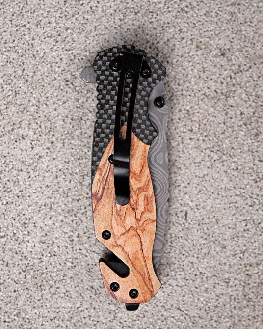 Ніж викидний wood РП7336 Одеса - фото 4