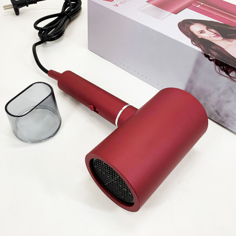 Фен для дома и салона, Фен для укладки прически волос с насадками универсальный VJ-54 Львов - изображение 9