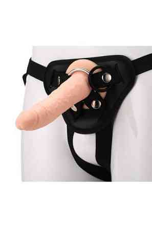 Реалістичний страпон REALSTUFF STRAP ON REAL DILDO Sex Aura Київ