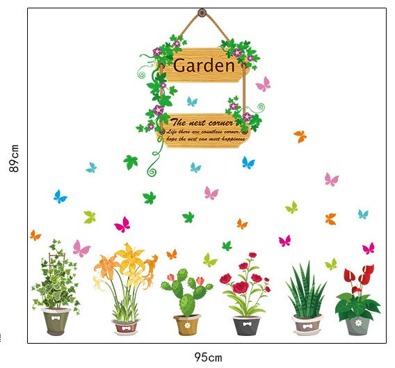 Декоративная наклейка на стену Цветы Киев - изображение 4