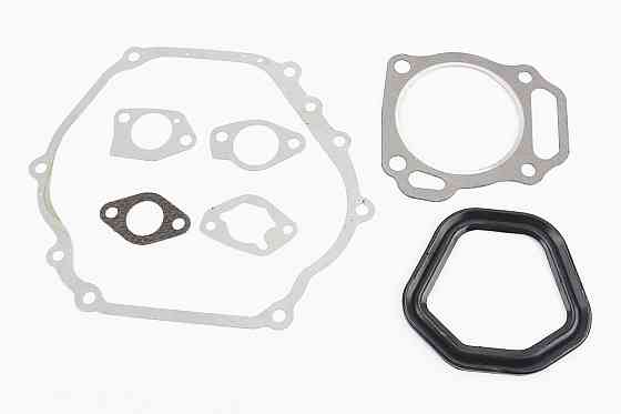 Прокладки двигуна 188F-88mm, к-кт 7 деталей, (пароніт, гума,) Київ