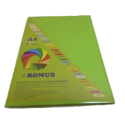 Бумага Romus A4 160г/м2 100sh Green linden tree (R50867) Винница - изображение 1