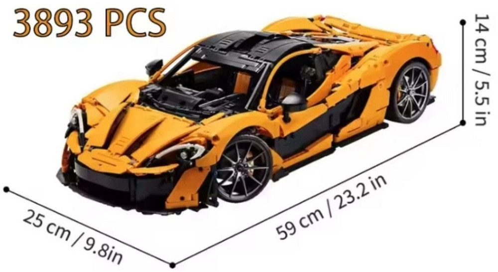 Конструктор машина Technic McLaren Р1, 3893 деталі. Харків - фото 5