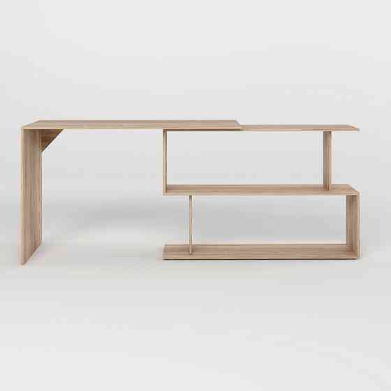 Стіл комп'ютерний поворотний з полицями М-ЗОН Джеко 1200 Сонома (MZN-031032) Львів