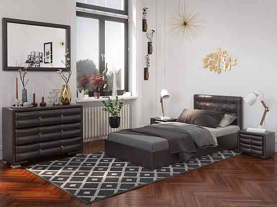 Кровать SunriseDesign с подъемным механизмом каркас металл 90x190 коричневый Киев