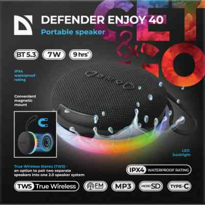 Акустическая система Defender Enjoy 40 Black (65141) Винница