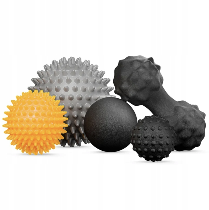 Набір масажних м'ячів Trex Sport TX-005MSC 5в1 для йоги та фітнесу EPP Київ - фото 1