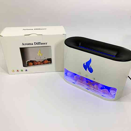 Увлажнитель воздуха в детскую Docsal Flame 3 в 1, Увлажнитель воздуха мини лампа KI-53 Львов