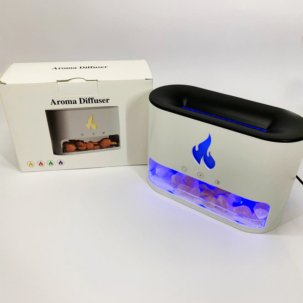 Увлажнитель воздуха в детскую Docsal Flame 3 в 1, Увлажнитель воздуха мини лампа KI-53 Львов - изображение 1