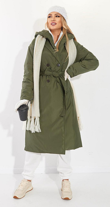 Модне пальто з плащової тканини (42) Київ - фото 6