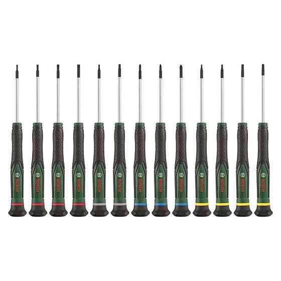 Набір викруток прецизійних Bosch SL, PH, TX, HEX, 13 шт. (1.600.A02.Z9N) ( 10634 ) Харьков