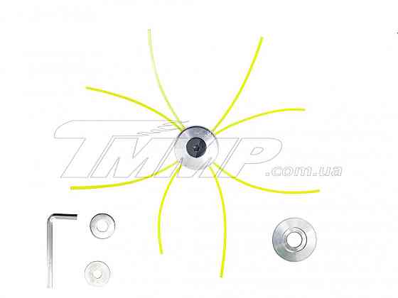 Шпулька косильная (паук метал) 4 выхода , под ключ (хром) 160049 Мукачево