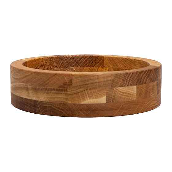 Глубокая дубовая миска для подачи 27 см Киев