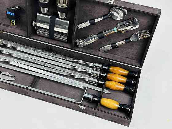 Подарочный набор шампуров в кейсе ВУД НА 30 ПРЕДМЕТОВ Подарочные наборы шампуров на Подарок другу Тернополь