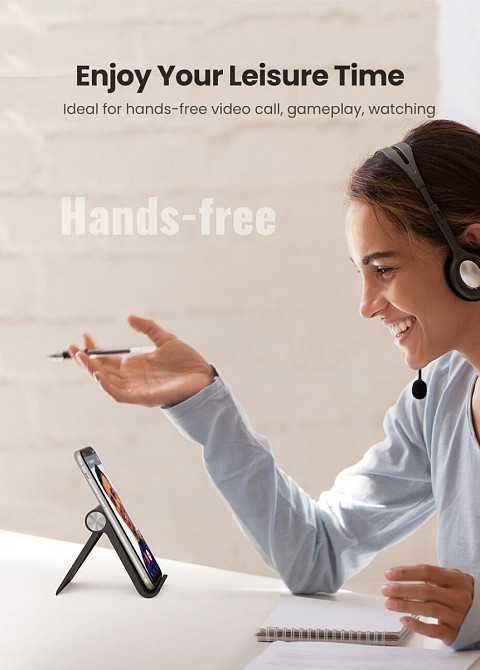 Універсальна підставка Ugreen під мобільний телефон LP106 80908 (Білая) Миколаїв - фото 5