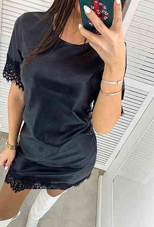 Сукня з екошкіри "Secret" оптом | Норма 46-48 Київ