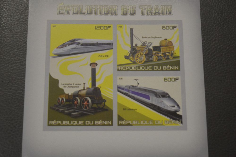 Бенин. Транспорт. Техника. Блок. 2015 год (М) Полтава - изображение 1