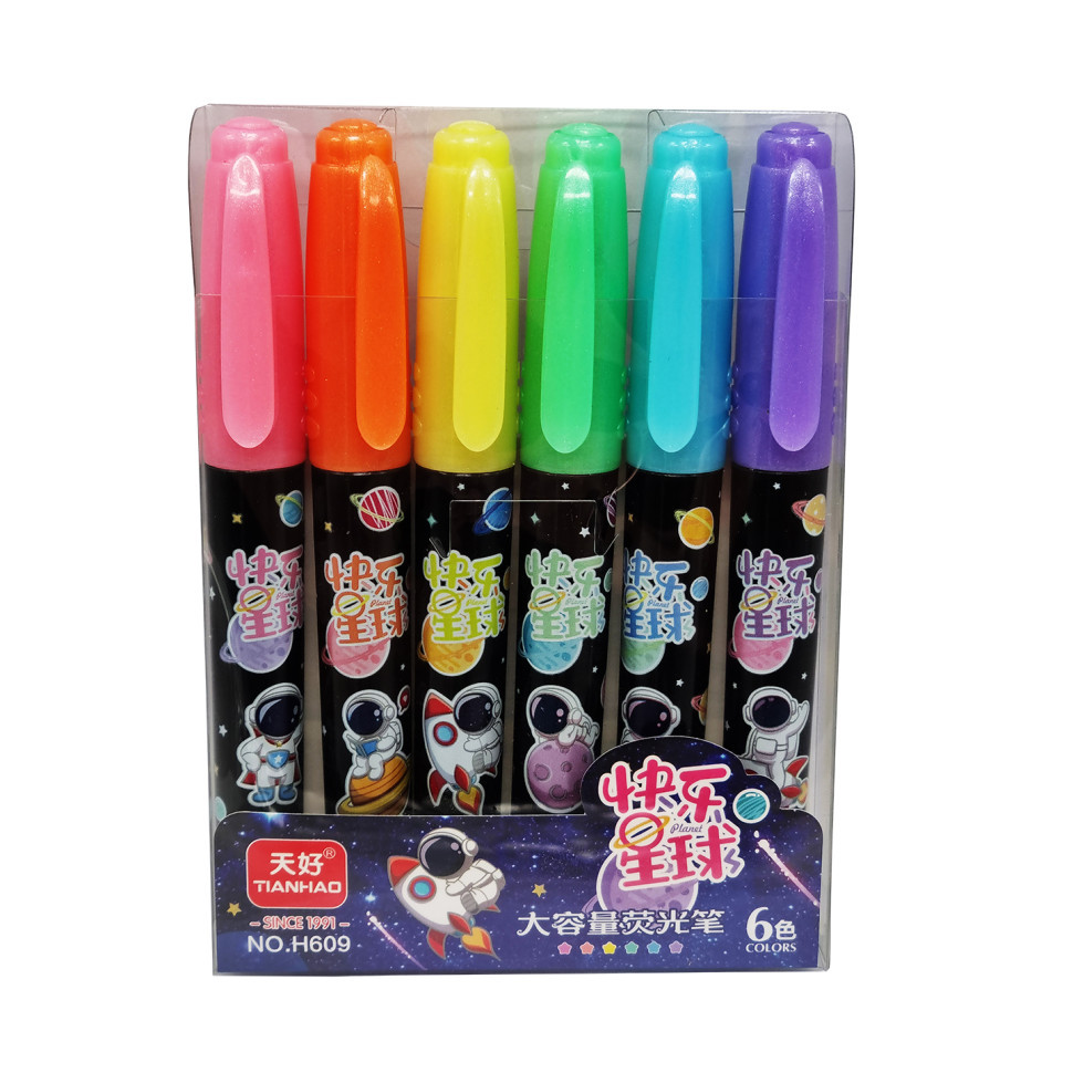 Набір фломастерів 6 кольорів "Космос" H609-6 Вінниця - фото 1