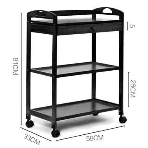 Этажерка для ванной на колёсиках 