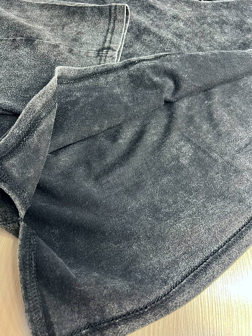 Футболка женская A-N 26029 оверсайз широкая вареная дай длинный рукав 3\4 с вышивкой впереди one siz Одесса - изображение 6