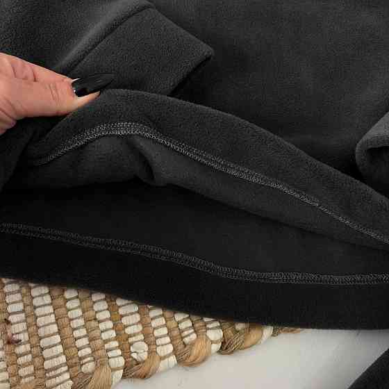 Детский теплый костюм тедди из полар флиса на затяжках (толстовка с капюшоном + штаны)Графит 104 Каменец-Подольский