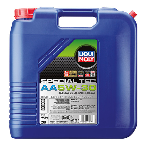 LIQUI MOLY Синтетична моторна олива - SPECIAL TEC AA 5W-30 20л. Коломыя - изображение 1
