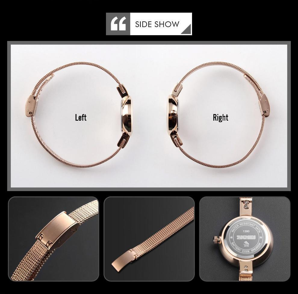 Жіночий класичний годинник Skmei 1390 (Сріблясті) Вінниця - фото 8