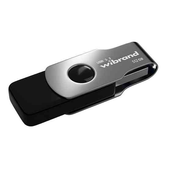 Флешка flash Wibrand USB 3.2 Gen1 Lizard 512GB Black WI3.2 / LI512P9B Одеса