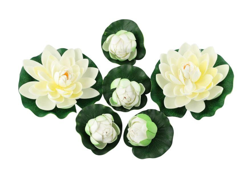 Декоративні лілії для ставка білі 6 шт. Київ - фото 1