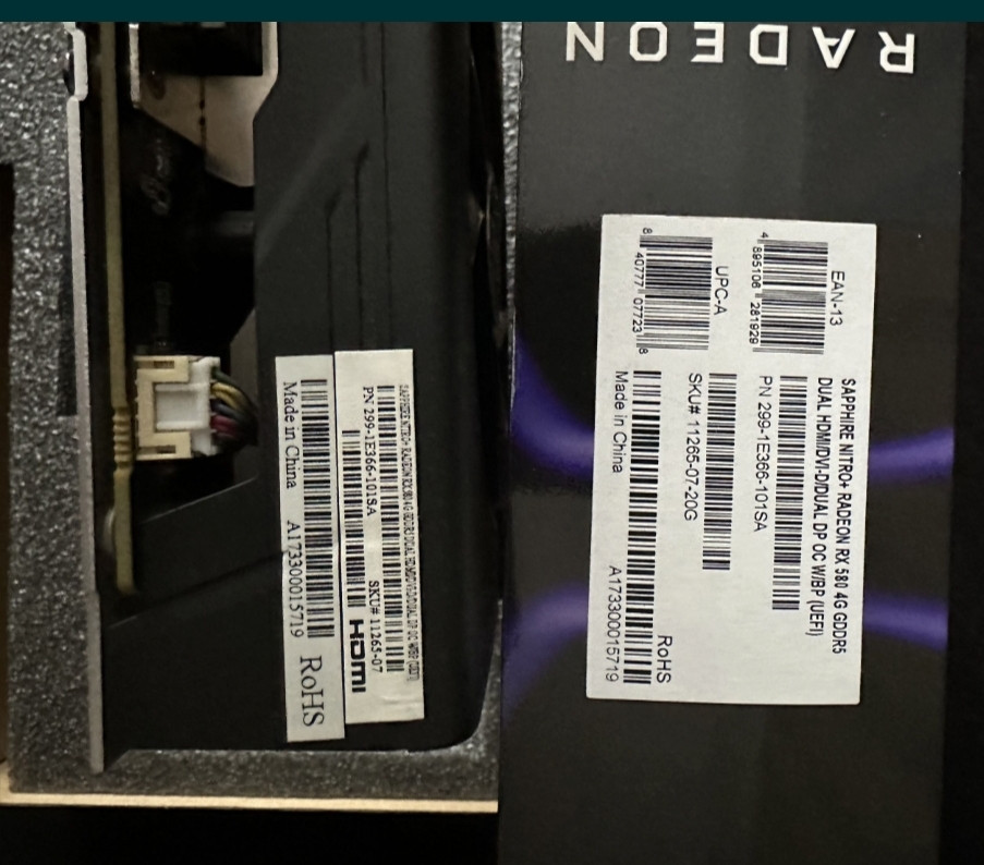 Видеокарта: Sapphire Nitro Plus RX580 4Gb.не Майниговая ! Киев - изображение 4