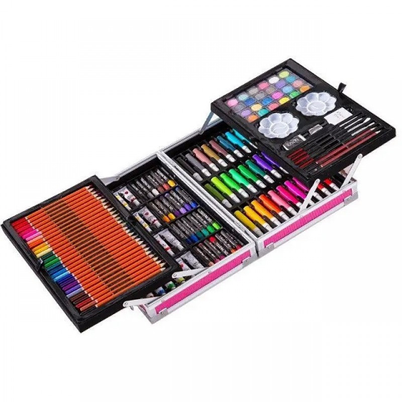 Набір для творчості в алюмінієвій валізі "Єдиноріг" 145 предметів 3965 Одеса - фото 3