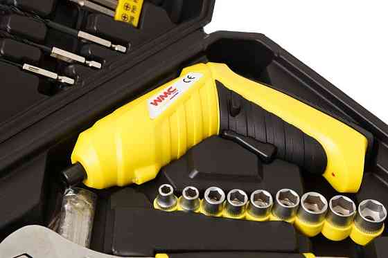 Акумуляторна викрутка з набором інструментів 110пр. WMC TOOLS 20110 Одеса