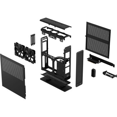 Корпус Fractal Design Ridge Black mITX PCIe 4.0 (FD-C-RID1N-11) Вінниця - фото 7