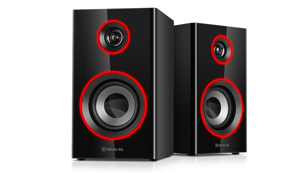 Акустична система REAL-EL S-415 Black Чорний Харків - фото 19