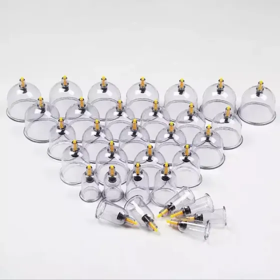 Массажные антицеллюлитные вакуумные банки 32 шт JINKANG с вакуумным насосом Коломия