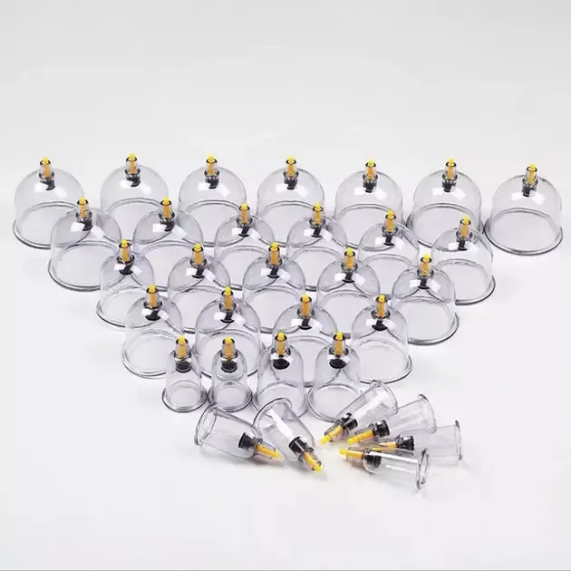 Массажные антицеллюлитные вакуумные банки 32 шт JINKANG с вакуумным насосом Коломия - фото 5