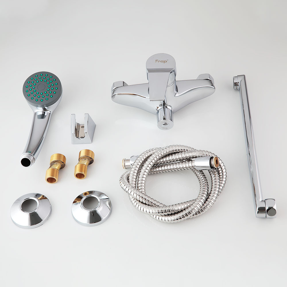 Змішувач для ванни FRAP F22063 з душовим гарнітуром, довгий Київ - фото 4
