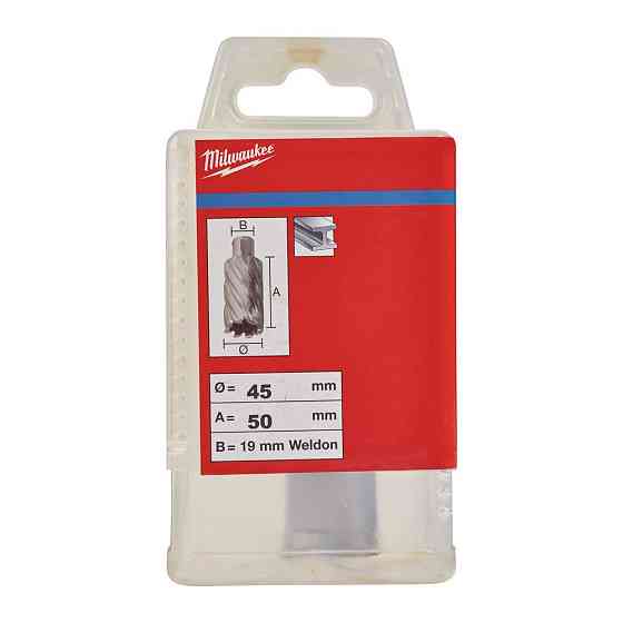 Кільцева фреза по металу MILWAUKEE HSS (WELDON), O45x50мм Одеса