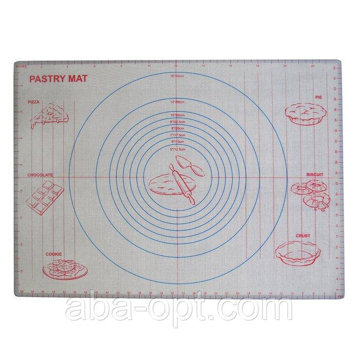 Килимок силіконовий армований з розміткою 61 х 46 см (шт) Одеса - фото 1